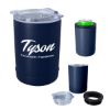 2-in-1 Copper Insulated Beverage Holder and Tumbler - Navy