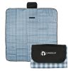 Gingham Roll-up Picnic Blanket - Blue