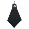 Triangle Fold Golf Towel - Black