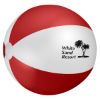 24" Beach Ball - White with Red