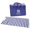 Beach Mat - Blue with White