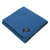 Fleece Stadium Blanket with Woven Patch - Royal Blue