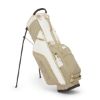 TUMI Sport Golf Stand Bag - Off White with Tan