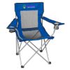 Mesh Folding Chair with Carrying Bag - Royal Blue