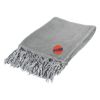 Chateau Chenille Fringed Blanket - Gray