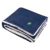 Sherpa Blanket - Navy