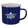 16 Oz. Steel Campfire Mug - Navy with White Inner