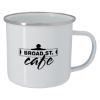 16 Oz. Steel Campfire Mug - White with White Inner