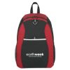 Sport Backpack - Red with Black Trim