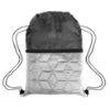 Heritage Quilted Drawstring Bag - Black with Gray