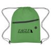 Non-woven Hit Sports Pack with Front Zipper - Lime Green