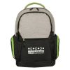 Urban Laptop Backpack - Gray with Lime Green