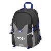 Odyssey Backpack - Gray with Royal Blue Accents