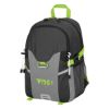 Odyssey Backpack - Gray with Lime Green Accents