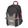 Odyssey Backpack - Gray with Red Accents