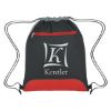 Soul Drawstring Sports Pack - Black with Red Trim