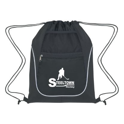 Drawstring Sports Pack With Dual Pockets