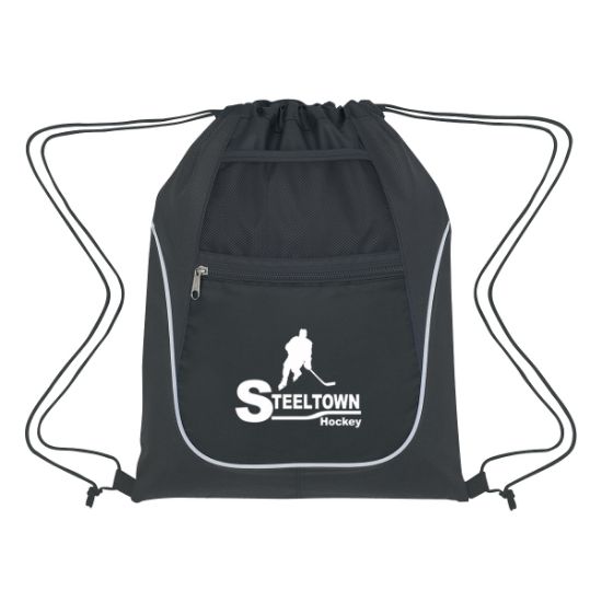 Drawstring Sports Pack With Dual Pockets