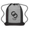 Flip Side Drawstring Sports Bag - Black