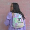 Iridescent Pearl Drawstring Bag 1