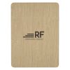 Woodgrain Wireless Charging Mouse Pad With Phone Stand - Beige