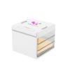 Wireless Charging Pad Storage Cube - White