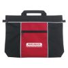 Metro Document Bag - Black with Red Trim