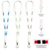 White Lanyard with Full Color Imprint - 1