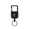 Badge Reel Keychain With Carabiner - Black