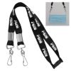 Youth Double Hook Lanyard - Black