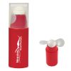 Mini Fan With Removable Cap - Red