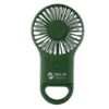 Rechargeable Handheld Fan With Carabiner - Dark Green