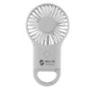 Rechargeable Handheld Fan With Carabiner - White