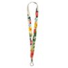 Full Color Imprint Smooth Dye Sublimation Lanyard 1"