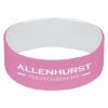 Silicone Bracelet - Pink with White