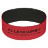 Silicone Bracelet - Red with Black