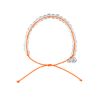 4Ocean Bracelet With Hemp Bag - Neon Orange