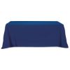 Flat Poly-Cotton 4-sided Table Cover - Fits 8 inch Standard Table - Navy Blue