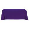 Flat Poly-Cotton 4-sided Table Cover - Fits 8 inch Standard Table - Purple