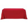 Flat Poly-Cotton 4-sided Table Cover - Fits 8 inch Standard Table - Red