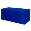 Fitted Poly-cotton 4-sided Table Cover - Fits 6 Inch Standard Table - Royal Blue