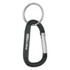 6MM Carabiner With Split Ring - Black