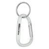 6MM Carabiner With Split Ring - Silver