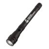 Telescopic Aluminum Flashlight With Magnet - Black