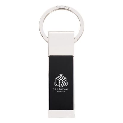 Two-tone Rectangle Key Tag