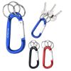 8MM Carabiner With Triple Split Ring