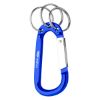 8MM Carabiner With Triple Split Ring - Blue