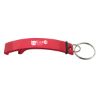 Curve Aluminum Bottle Opener - Red