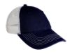 District Mesh Back Cap - Navy with White