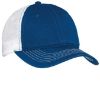 District Mesh Back Cap - Royal Blue with White